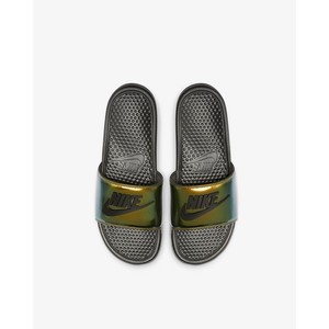 [해외] Nike Benassi JDI SE [나이키 슬리퍼] Black/Electro Green/Bright Crimson/Black (AJ6745-003)