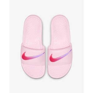[해외] Nike Benassi JDI SE [나이키 슬리퍼] Pink Foam/Atomic Violet/Hyper Crimson (AJ6745-600)