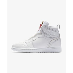 [해외] Air Jordan 1 High Zip [에어 조던] White/University Red/White (AQ3742-116)
