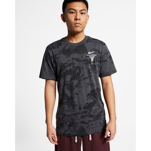 [해외] Mens Printed Basketball T-Shirt [나이키 반팔티] Anthracite/Anthracite/Black (BQ3594-060)