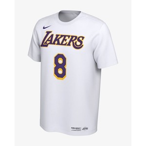 [해외] Kobe Bryant Los Angeles Lakers Nike Dri-FIT [나이키 반팔티] White (00038065X-LK2)