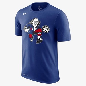 [해외] Philadelphia 76ers City Edition Nike Dri-FIT [나이키 반팔티] Rush Blue (AA6686-495)