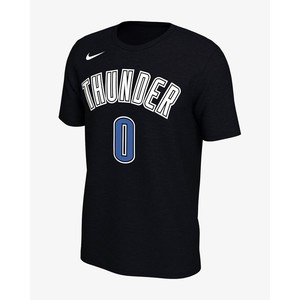 [해외] Russell Westbrook Oklahoma City Thunder Nike Dri-FIT [나이키 반팔티] Black (00037882X-OA5)