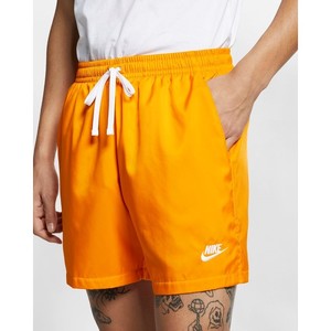 [해외] Nike Sportswear [나이키 반바지] Orange Peel/White (AR2382-833)