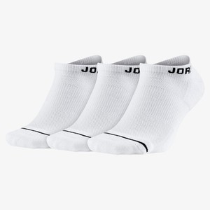 [해외] Jordan Jumpman No Show [나이키 양말] White/White/White/Black (SX5546-100)