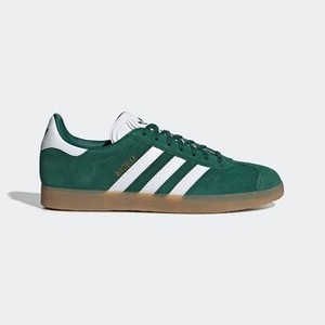 [해외] Mens Originals Gazelle Shoes [아디다스 운동화] Collegiate Green/Cloud White/Gum (DA8872)