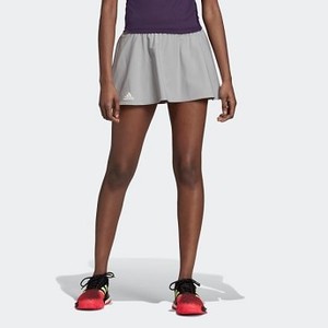 [해외] Womens Tennis Escouade Skirt [아디다스 스커트] Light Granite/Shock Red (DW8699)