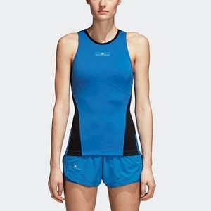 [해외] Womens Tennis adidas by Stella McCartney Barricade Tank Top [아디다스 탱크탑] Ray Blue/Black (D74661)