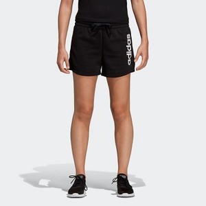 [해외] Womens Training Essentials Linear Logo Shorts [아디다스 반바지] Black/White (DP2393)