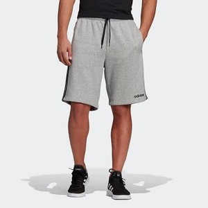 [해외] Mens Training Essentials 3-Stripes Fleece Shorts [아디다스 반바지] Medium Grey Heather/Black (DU0506)