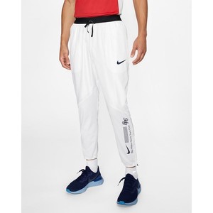 [해외] Nike BRS [나이키 트레이닝 바지] White/White/White/Blue Void (BV0196-100)