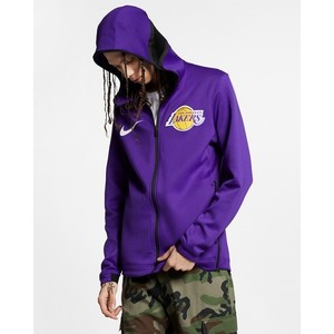 [해외] Los Angeles Lakers Nike Therma Flex Showtime [나이키 후드] Field Purple/Black/White (940136-504)