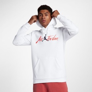 [해외] Jordan Sportswear Jumpman [나이키 후드] White/Black (AV6005-100)