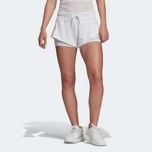 Womens adidas by Stella McCartney adidas by Stella McCartney Court Shorts [아디다스 반바지] White (EA3125)
