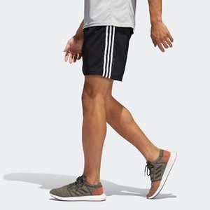 Mens 런닝 Run It 3-Stripes Shorts [아디다스 반바지] Black (DW5997)