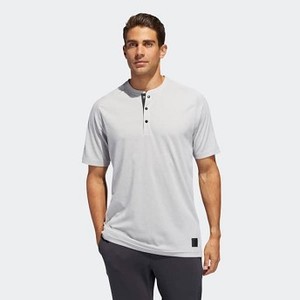 Mens Golf Adicross No-Show Transition Henley Shirt [아디다스 티셔츠] Grey Two (DT3450)
