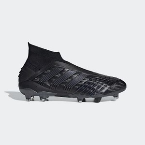Soccer Predator 19+ Firm Ground Cleats [아디다스 축구화] Core Black/Core Black/Utility Black (F35612)