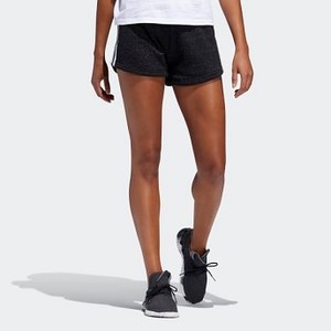 Womens Essentials S2S Shorts [아디다스 반바지] Black Melange/White (CW2308)