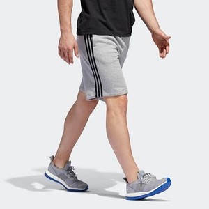 Mens Essentials Essentials 3-Stripes Shorts [아디다스 반바지] Medium Grey Heather/Black (BR3263)