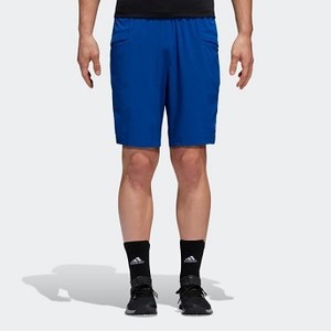 Mens Football Jayhawks Crazytrain Woven Shorts [아디다스 반바지] Ncaa-Kan-7k6/Collegiate Royal/White (CZ7657)