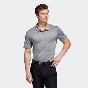 Mens Golf 3-Stripes Polo Shirt [아디다스 티셔츠] Grey Three (DZ8529)