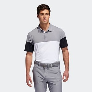 Mens Golf Adipure Tech Segmented Polo Shirt [아디다스 티셔츠] Grey (EK1277)