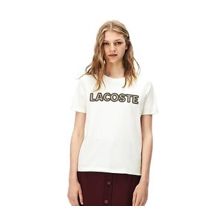 Womens Crewneck Lightweight Cotton T-shirt [라코스테 반팔,폴로티] White-70V (Selected colour) (TF8698-51)