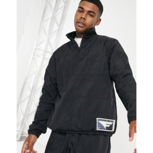 [해외]Nike Basketball zip thru flight jacket in black [나이키자켓] Black (1629070)