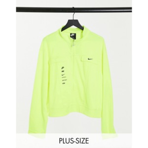 [해외]Nike Plus swoosh track jacket in fluro green [나이키자켓] Neon green (1695383)