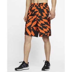 [해외]Mens Printed Football Shorts [나이키 바지] Brilliant Orange/Black (CI4831-820)