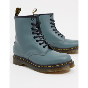 [해외]Dr Martens 1460 leather flat ankle boots in steel gray [닥터마틴] Steel gray smooth (1657806)