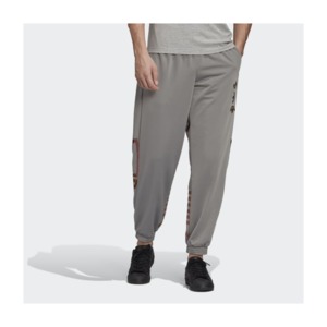 [해외]Zeno Trefoil Track Pants [아디다스 바지] Charcoal Solid Grey / Scarlet (FS7330)