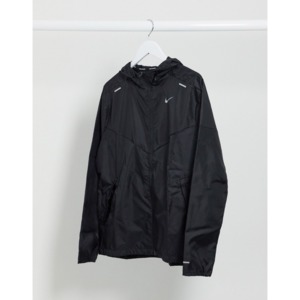 [해외]Nike Running Windrunner hooded jacket in black [나이키자켓] Black (1613049)