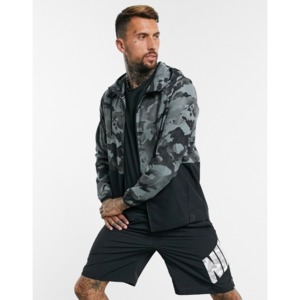 [해외]Nike Training flex zip-thru jacket in gray camo [나이키자켓] Gray (1673785)