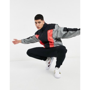 [해외]Nike Reissue polyknit jacket in black/gray [나이키자켓] Black/gray (1823496)