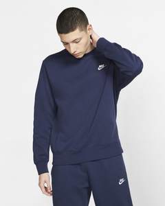[해외]Nike Sportswear Club Fleece [나이키집업] Midnight Navy/White (BV2662-410)