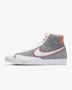 [해외]Nike Blazer Mid 77 [나이키운동화] Grey/Sport Red/Electric Green/White (CW5838-022)