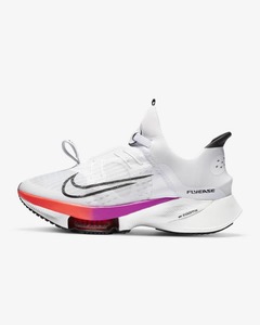 [해외]Nike Air Zoom Tempo NEXT% FlyEase [나이키운동화] White/Spruce Aura/Hyper Violet/Flash Crimson (CV1889-102)
