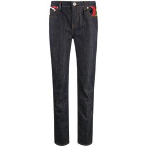 contrast panel slim fit jeans 18547756