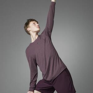 [해외] 아디다스 Authentic Balance Yoga Long Sleeve Tee Shadow Maroon HZ9069