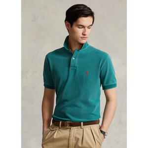 [해외] 랄프로렌 Original Fit Mesh Polo Shirt 589447_College_Green_College_Green
