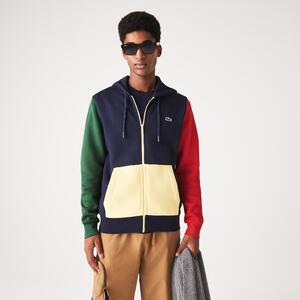 [해외] 라코스테 Mens Classic Fit Color Block Hooded Zip Sweatshirt SH9613_MY2
