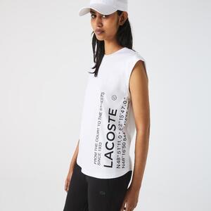 [해외] 라코스테 Women’s SPORT Loose Fit Branded Coordinate T Shirt TF9182_001