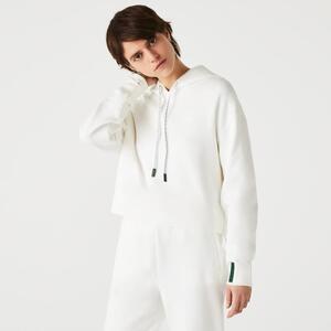 [해외] 라코스테 Women’s Hooded Cropped Stretch Cotton Blend Sweatshirt SF3474_70V