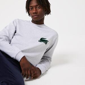 [해외] 라코스테 Mens Cotton Fleece Lounge Sweatshirt SH7477_Y9K
