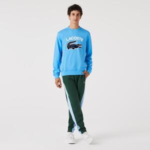 [해외] 라코스테 Mens Crocodile Print Crew Neck Sweatshirt SH9689_4XA