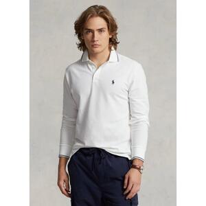[해외] 랄프로렌 Custom Slim Fit Stretch Mesh Polo Shirt 590191_White_White