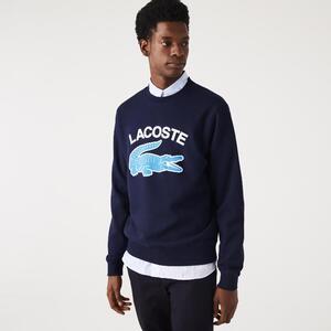 [해외] 라코스테 Mens Crocodile Print Crew Neck Sweatshirt SH9689_166