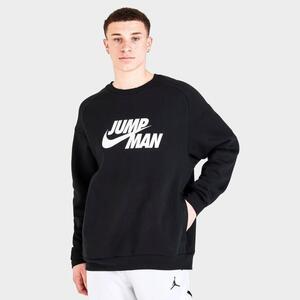 [해외] 나이키 Mens Jordan Jumpman Fleece Crewneck Sweatshirt DJ0240_010