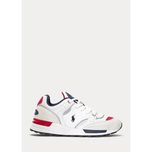 [해외] 랄프로렌 Trackster 200 Sneaker 594323_Grey/Navy/White/Red_Grey/Navy/White/Red